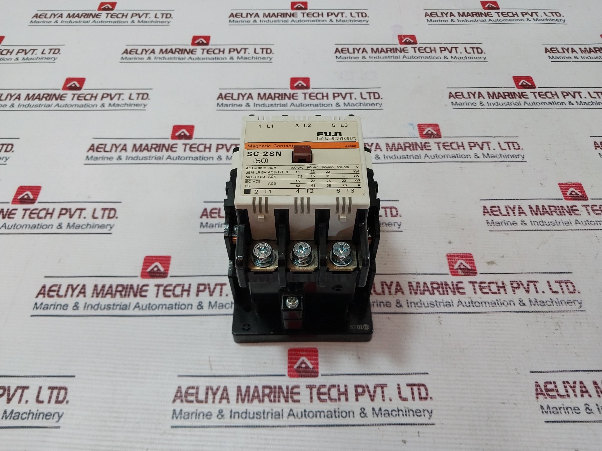 Fuji Electric Sc-2Sn Magnetic Contactor 80A 380V 50Hz