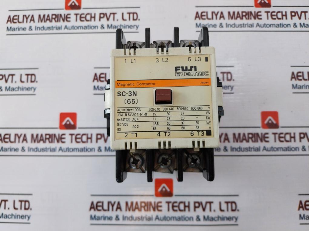 Fuji Electric Sc-3N(65) Magnetic Contactor 380-400V 50Hz