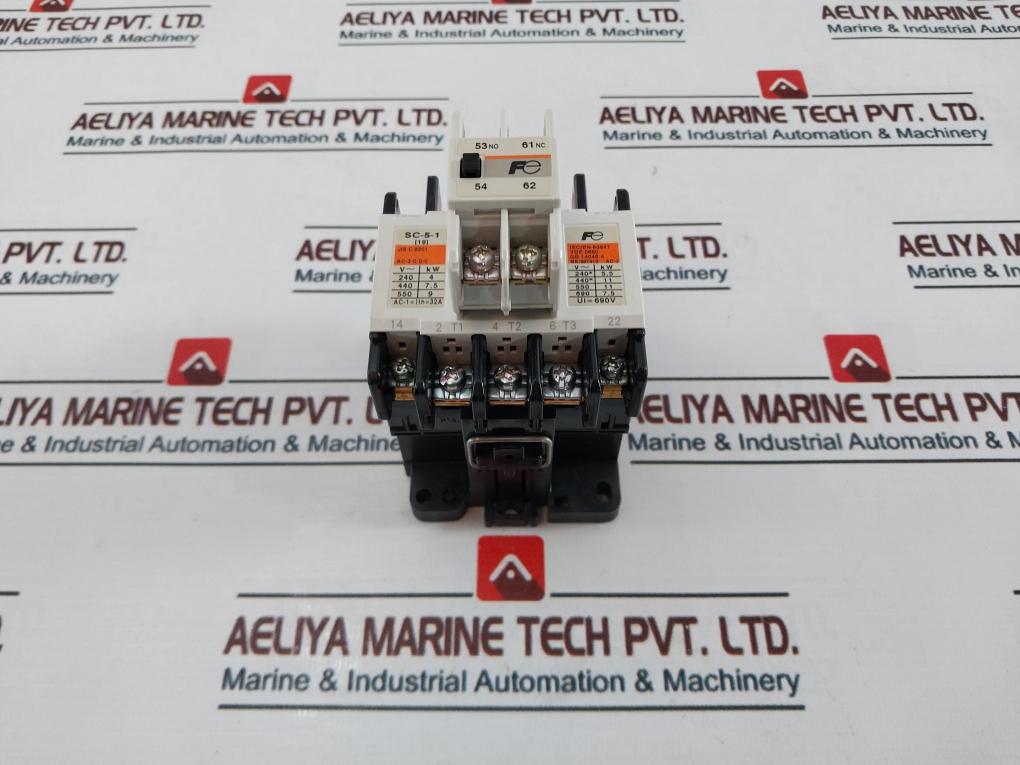 Fuji Electric Sc-5-1 Magnetic Contactor 32A 380-400V 50Hz