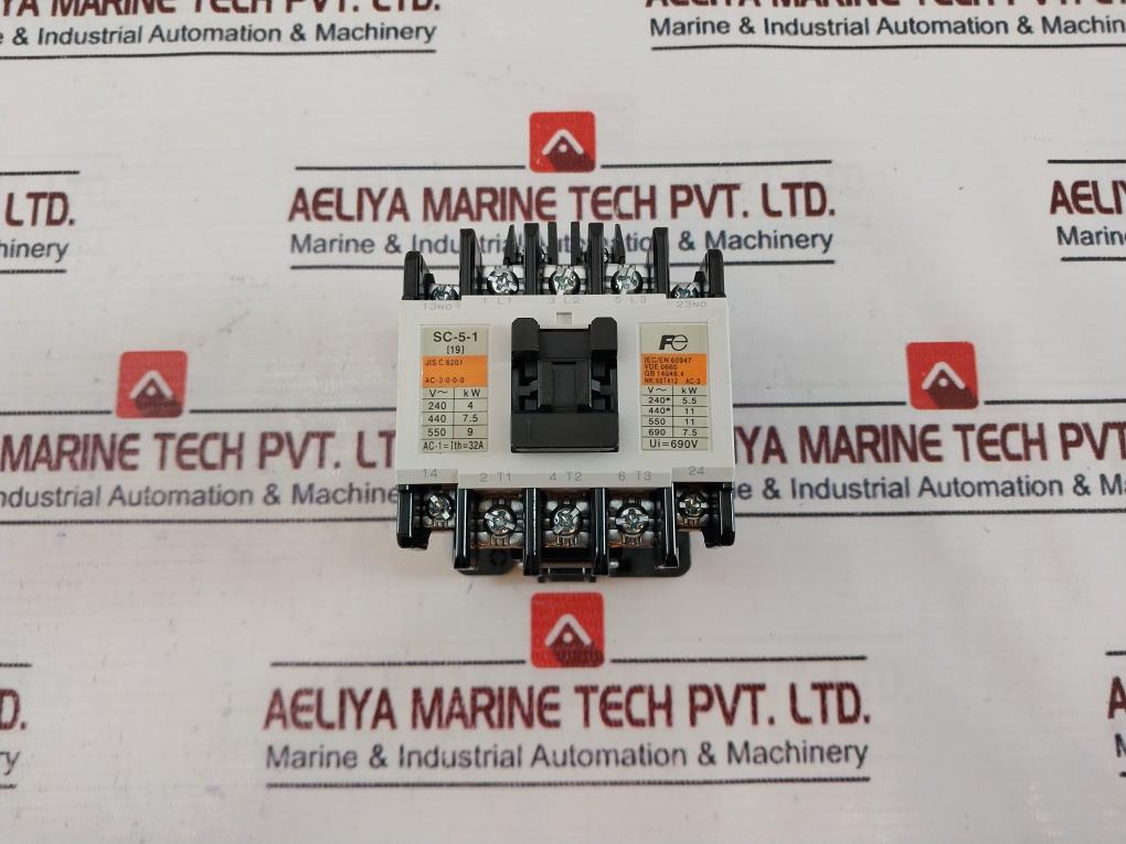 Fuji Electric Sc-5-1 Magnetic Contactor 4Nc0H0#11