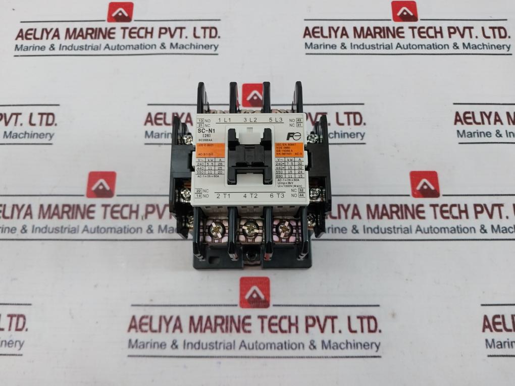 Fuji Electric Sc-n1 [26] Magnetic Contactor 50A 380-400V 50Hz