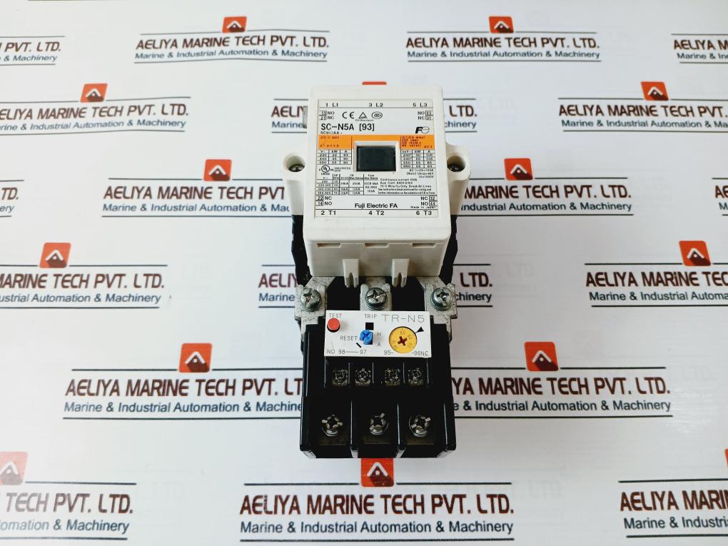 Fuji Electric Sc-n5A [93] Contactor With Thermal Overload Relay