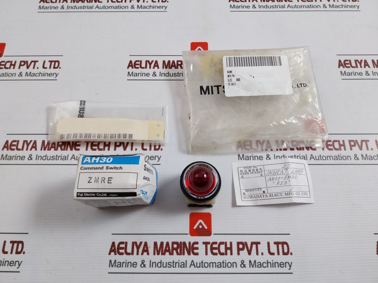 Fuji Electric Ah30-zmre Indicator Lamp Red