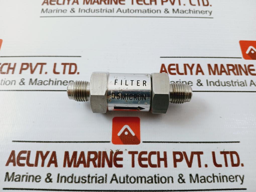 Fujikin 0.5 Micron Filter 316 Stainless Steel 100655/100855