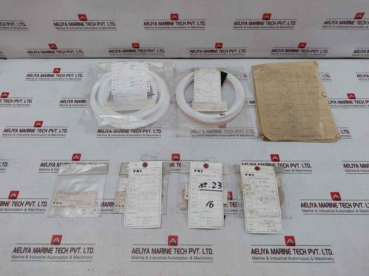 Fukui Seisakusho 34 Safety &amp; Relief Valve M Gasket (Inlet Piece) Kit 90S1483