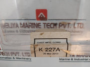 Gast K 227A Service Kit For Oil-less Rotary Vane Vacuum Pump & Compressor