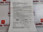 Gastec 4Ll Hydrogen Sulphide Detector Tube Measuring Range 0.25-120 Scale Range (2.5)-60 00290