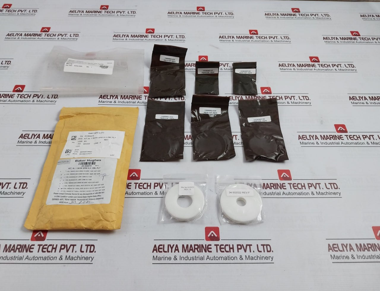 Ge 20-504470 Spm Valve Dual Piloted Seal Kit 1" 3/5K Rev.C 34-502023