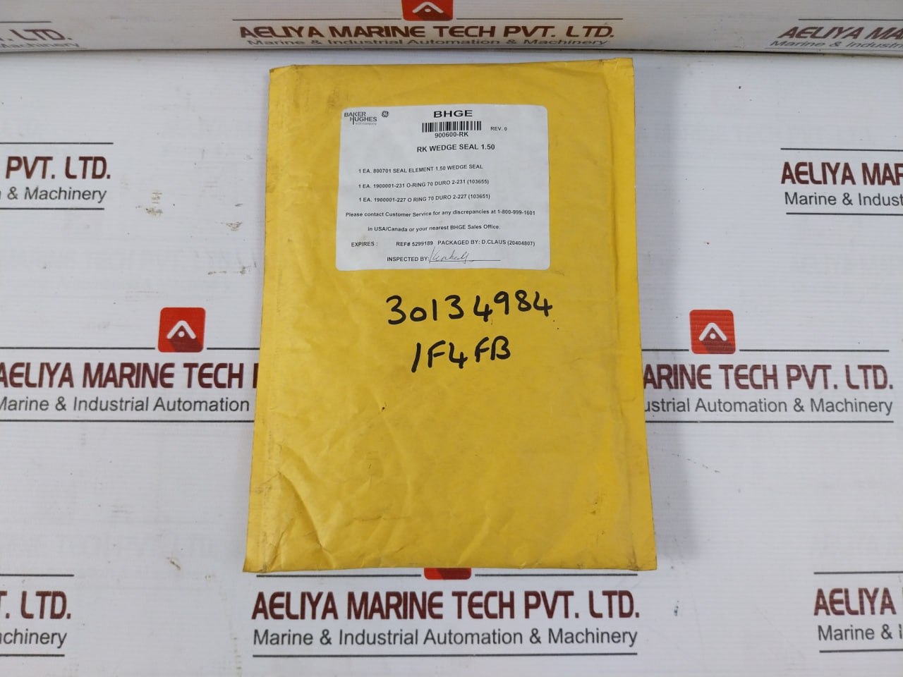 Ge 900600-rk Seal Element Kit 1.50 Wedge O-ring 70 Duro 2-231 (103655)