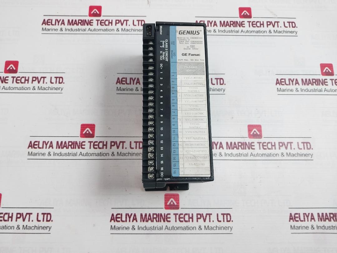 Ge Fanuc Ic660Bbd022 Plc I/O Terminal Source Block Module 60C Sd5-13 B000393