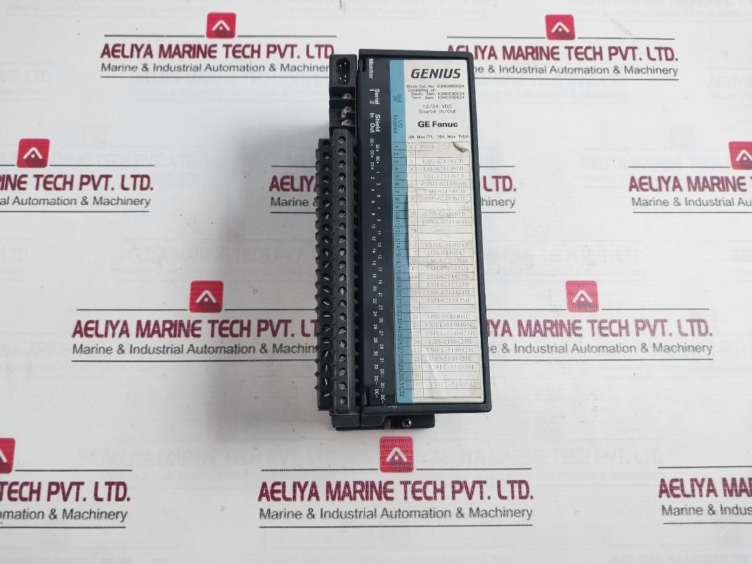 Ge Fanuc Ic660Bbd024 Genius Block I/O Module Electric Assy Ic660Ebd024 12-24Vdc