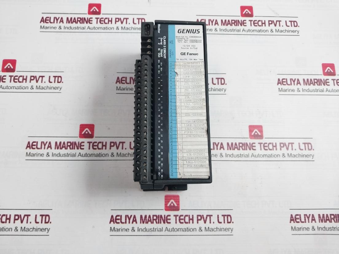 Ge Fanuc Ic660Bbd024 Genius Block I/O Module Ic660Tbd024 Ic660Ebd024S 12/24Vdc