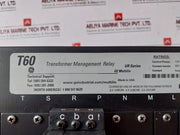 Ge T60N00Hkhf8Nh6Tmxxp6Uuxxwxx Transformer Management Relay 12A0-0104-a1