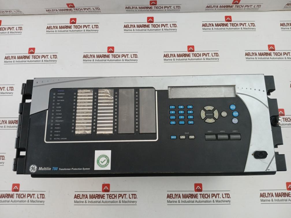 Ge Transformer Management Relay T60uj3hkhf8nh6dm8lp67u67wxx Multilin T60