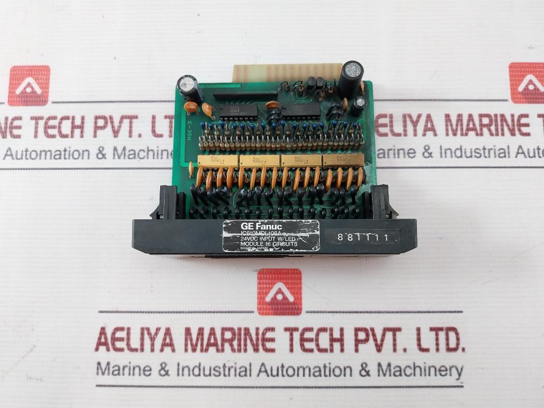 Ge Fanuc Ic610Mdl106A 16 Circuit Input Module E-35N Tsk-1 8062K