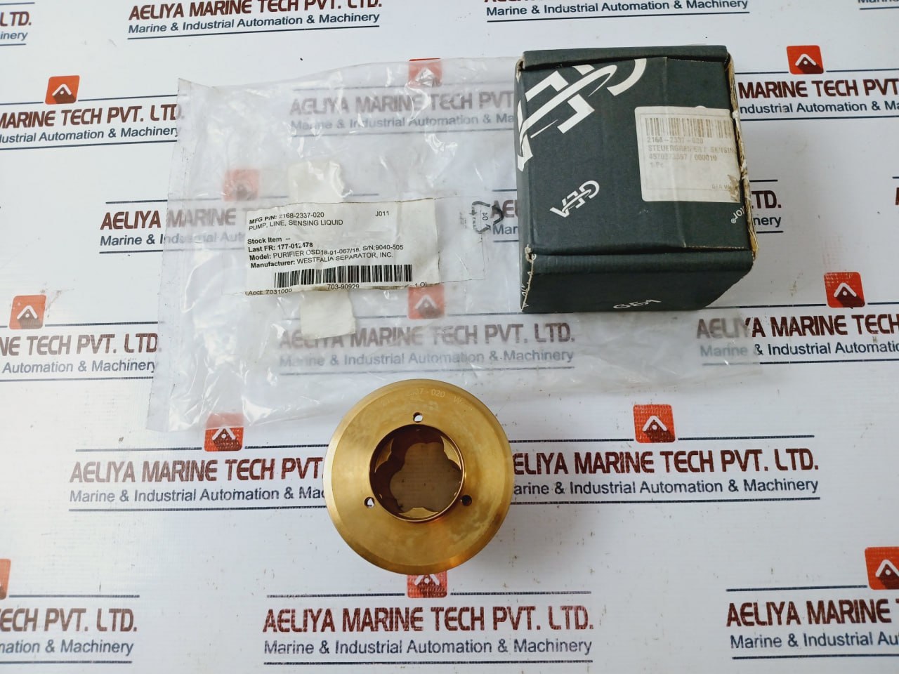 Gea Westfalia 2168-2337-020 Sensing Liquid Pump Separator 