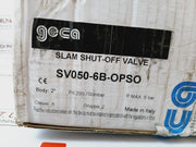 Geca Sv050-6B-opso Slam Shut Off Valve Pmax 6 Bar 200-700 Mbar