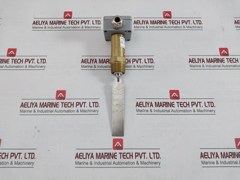 Gems Sensors 020-3497 Paddle Flow Switch For Cooling Water 250Vac/Dc 0.5A 20Va