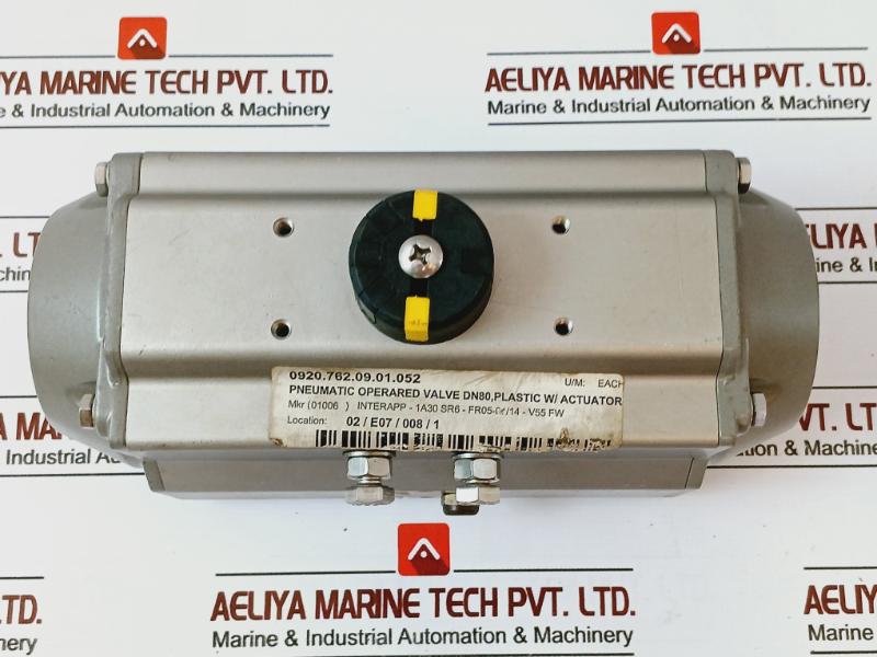 Gemu Sc100-6 A F05F07-n-d-17 Swivel Drive Pneumatic Operated Valve, Dn80, 8 Bar