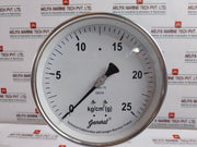 General Bspg-v-u Pressure Gauge Mfdapg25100 0-25 Kg/Cm2 (G) 