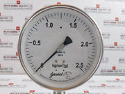 General Bspg-v-u Pressure Gauge Mfdbp804071 0-2.5 Kg/Cm2 (G) 