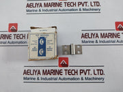 Lot of 3X GENERAL ELECTRIC 123F48.7B Steel Channel U Fitting, 4 Hole