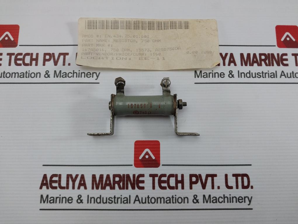 General Electric 167A5016 Power Resistor 750 Ohm