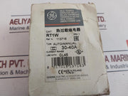 General Electric Rt1W Overload Relay Used
