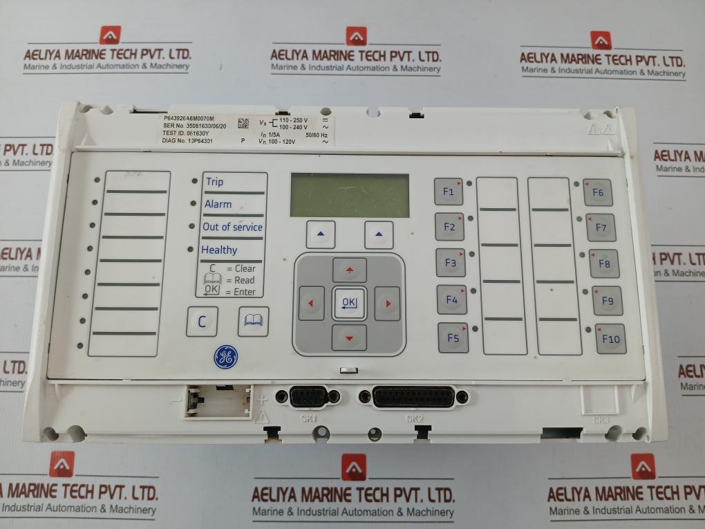 General Electric Transformer Control Panel 50/60hz P643926a6m0070m