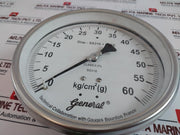 General Mfdapg23432 Bspg-v-u Ss316 + Ptfe Bourdon Gauge