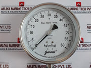 General Mfdapg23432 Bspg-v-u Ss316 + Ptfe Bourdon Gauge