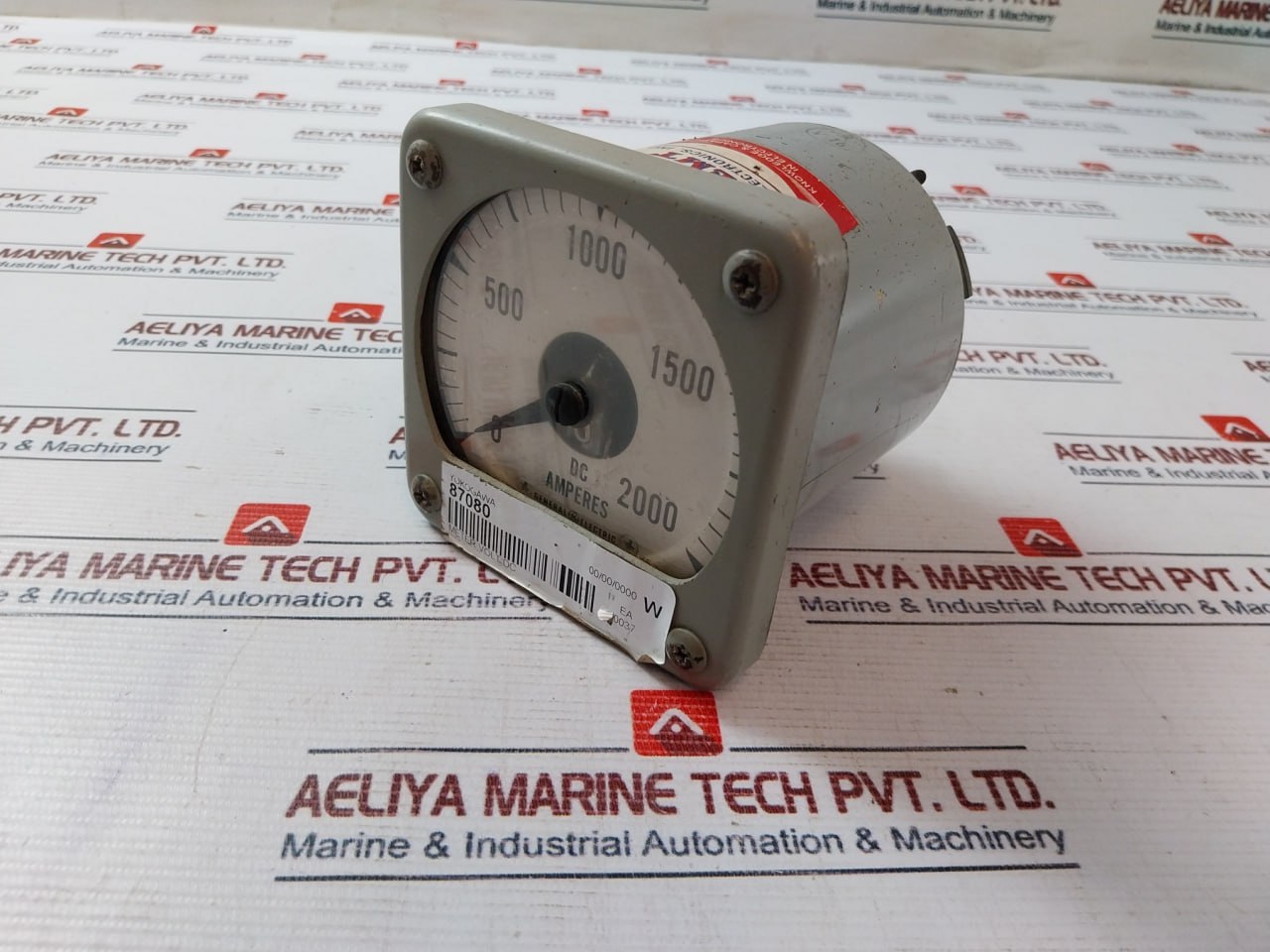 General Electric Db14 Volt Dc Meter 0-2000 Dc Amperes