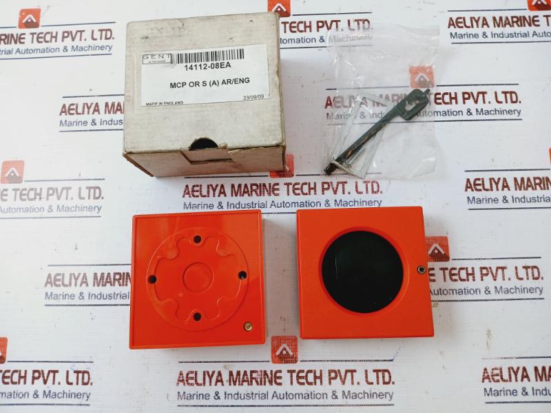 Gent 14112-08Ea Manual Call Point 250Vac-50/60 Hz 24Vdc-10A 48Vdc-3A