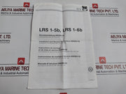 Gestra Lrs1-5 Conductivity Limit Switch 25°C 220V~ 50Hz Ip40