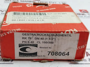 Gestra Rk 76 Non-return Check Valve Dn 40 Pn 40 1.4107/Ca15