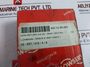 Gestra Rk 76 Non-return Check Valve Dn 40 Pn 40 1.4107/Ca15