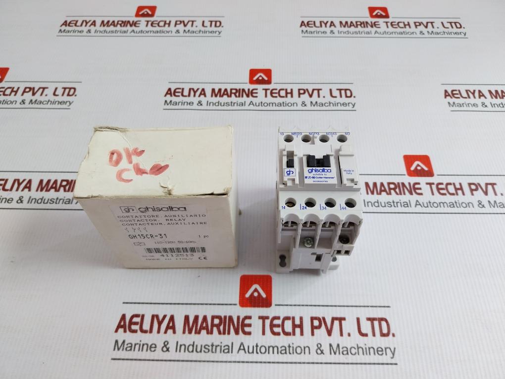 Ghisalba Contactor Relay Gh15cr 110-120v 50hz In New