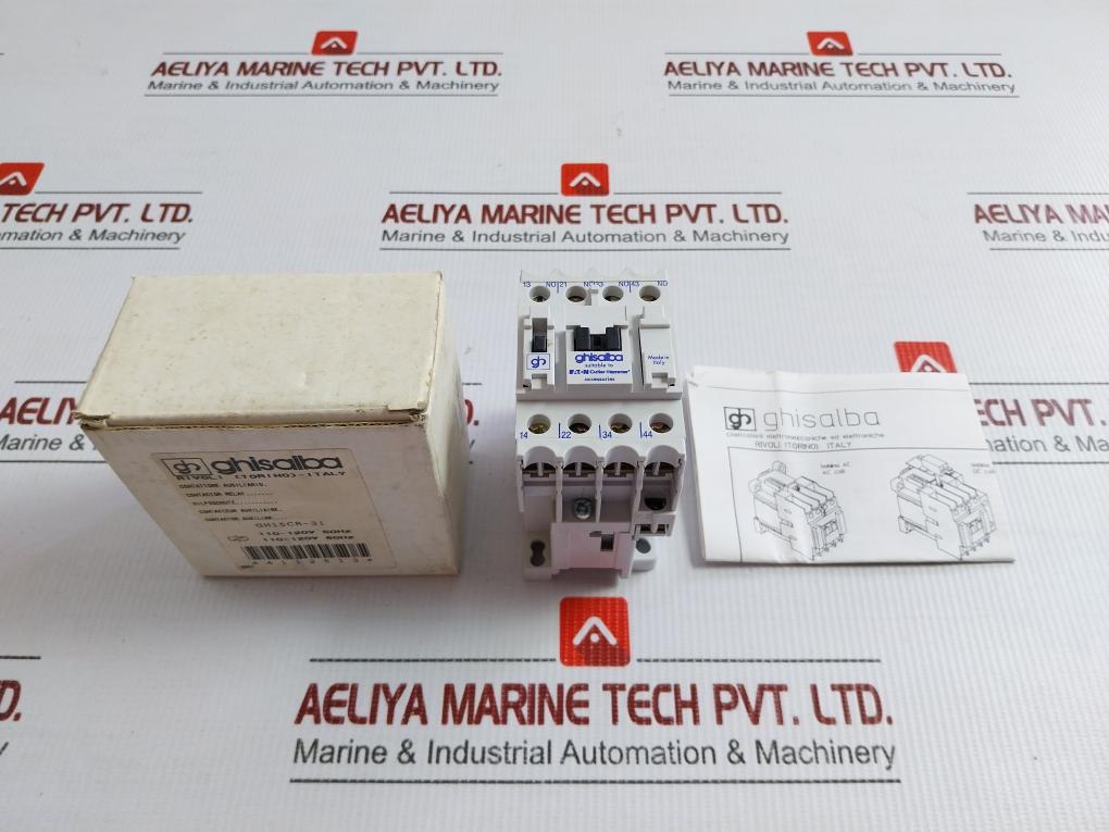 Auxiliary Contactor 110-120v 50-60hz Gh15cr-31 By Ghisalba