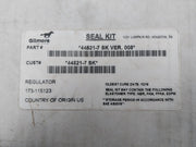 Gilmore 44821-7 Sk Seal Kit For Regulator Ss026B, 18100-002C Rev: B Ver: 008