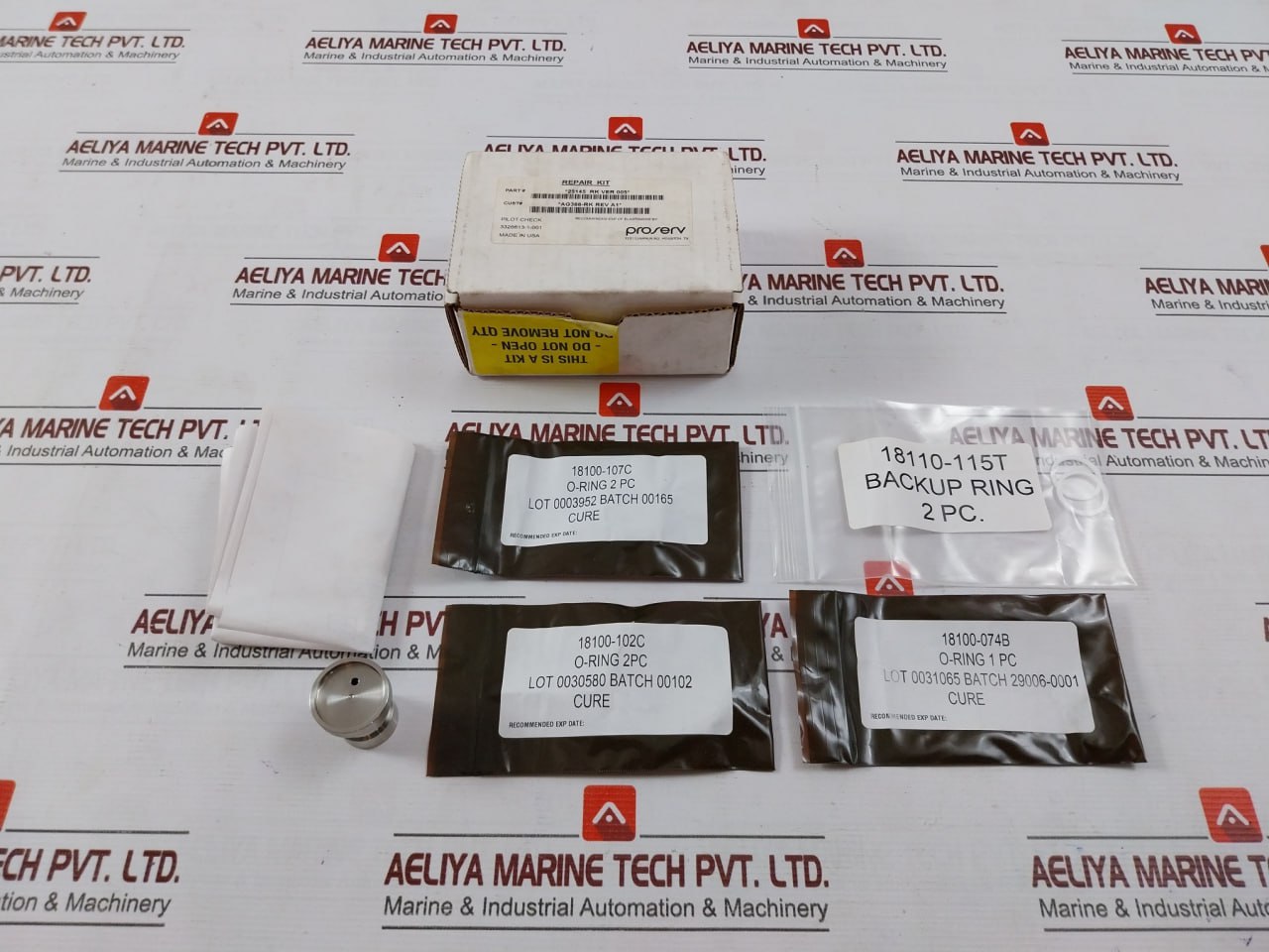 Gilmore Ag388-rk Repair Kit For Pilot Operated Check Valve 1" Sae W/ 3/8" Rev.A1