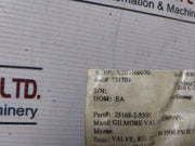 Gilmore 25168-2 Relief Valve 6000 Psi 25168-2-5500