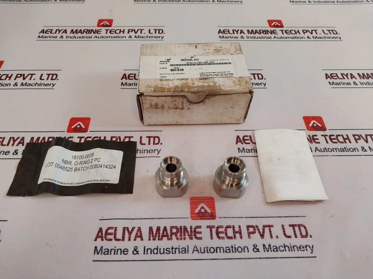 Gilmore 27027-2.3 Rk Double Check Shuttle Valve Kit