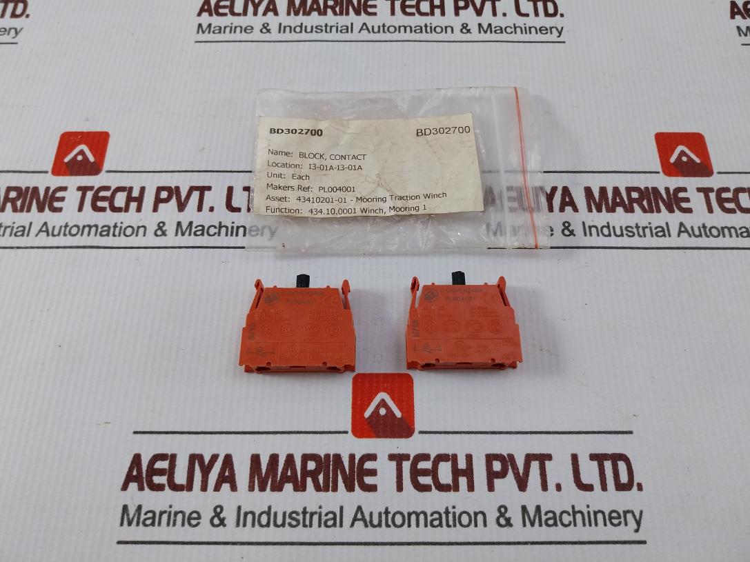 Giovenzana Pl004001 Contact Block 16A 690V, A600-q600