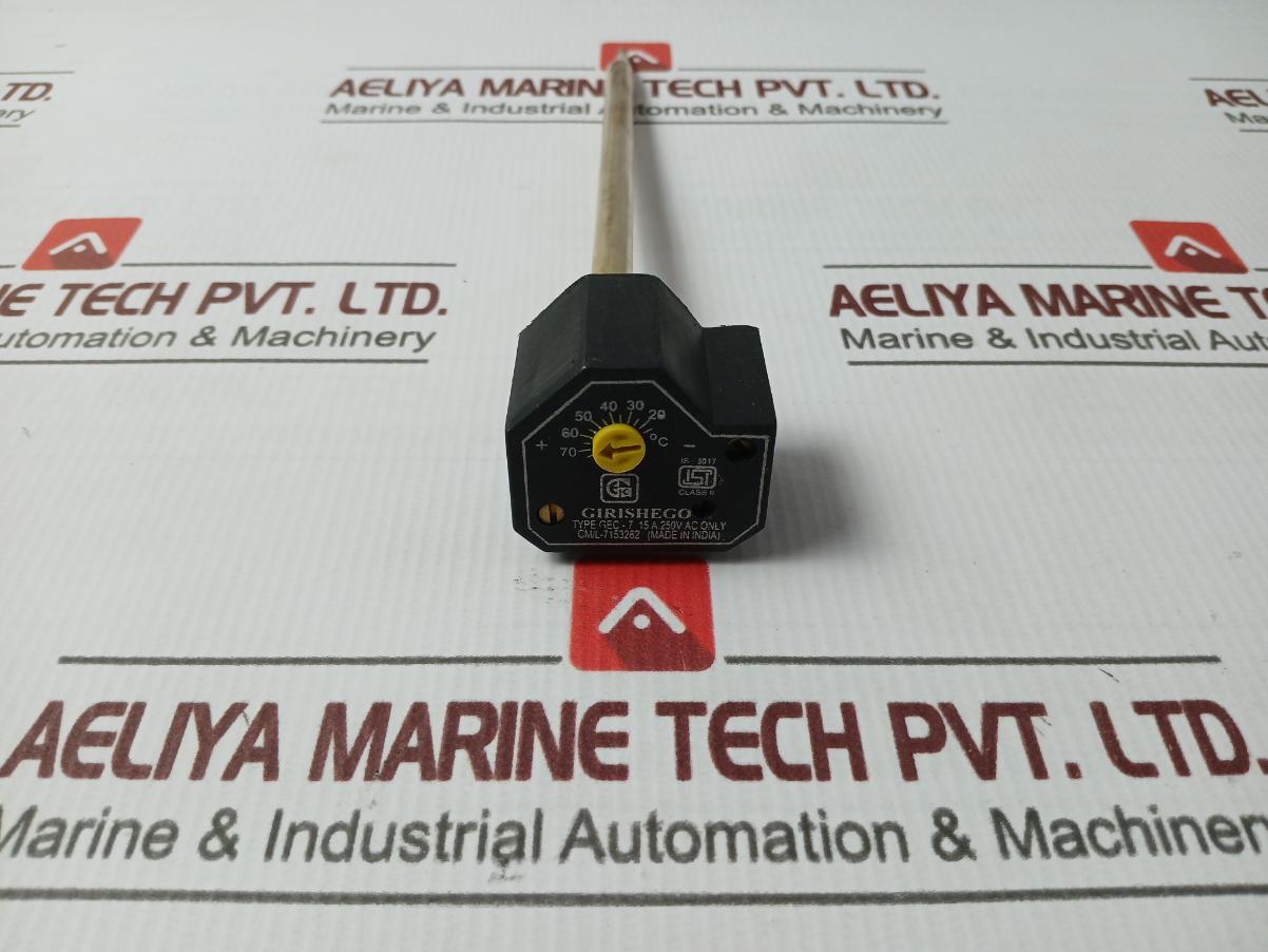 Girishego Gec-7 Thermostat 15 A.250V Ac
