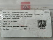 Gmw Digem 48 X 24 Ak5 Digital Panel Meter A1125 Ip 40 24V 4-20Ma 0-100,0 90Amp