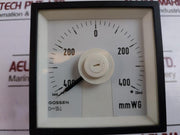 Gossen 4…20Ma Analog Panel Meter -400-0+400 Mmwg