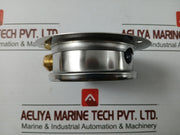 Grainger Kl.1.6 Pressure Gauge -76-11 Bar/Psi L/F