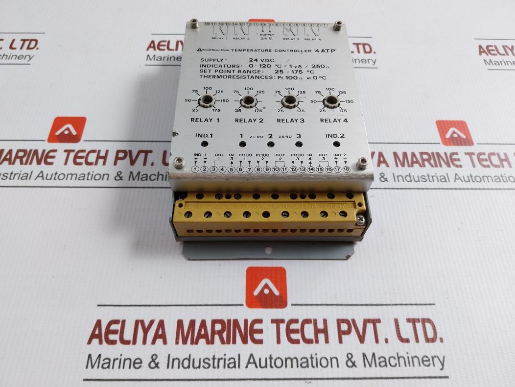 Trieste 4atp Temperature Controller 24vdc 25-175˚C By Grandi Motori