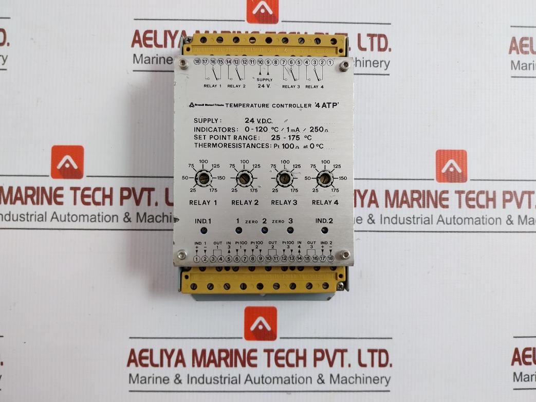 Trieste 4atp Temperature Controller 24vdc 25-175˚C By Grandi Motori