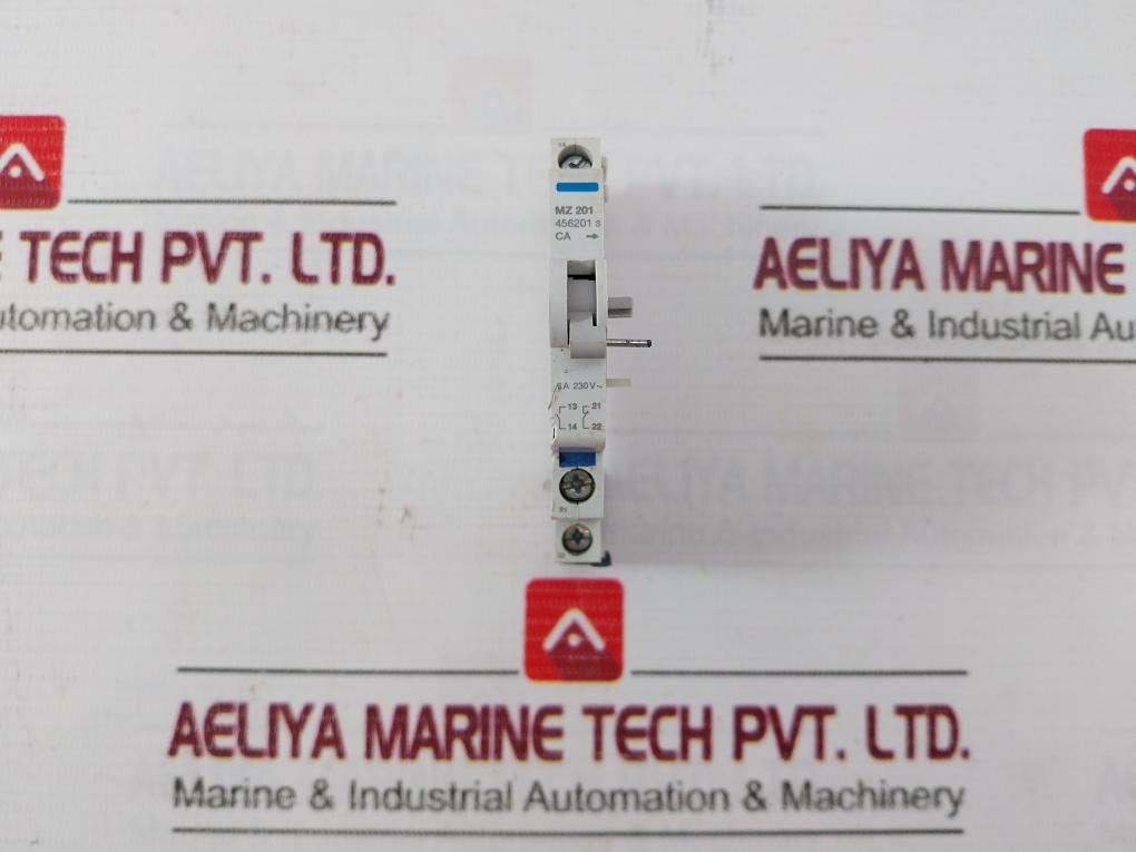 Hager Mz 201 Auxiliary Aux Contact Switch 6A 230V